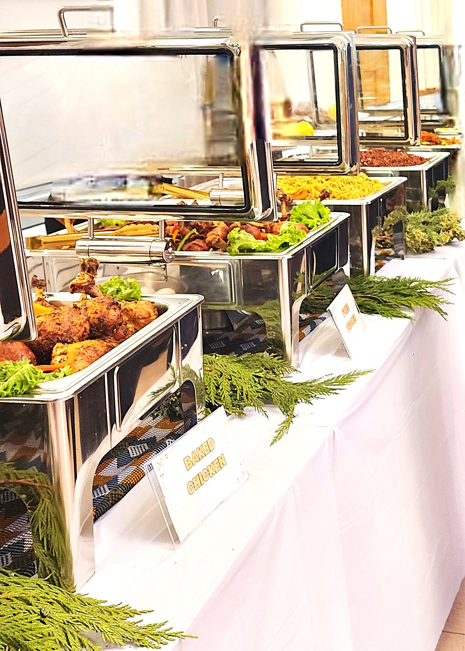 JezFoods catering spread
