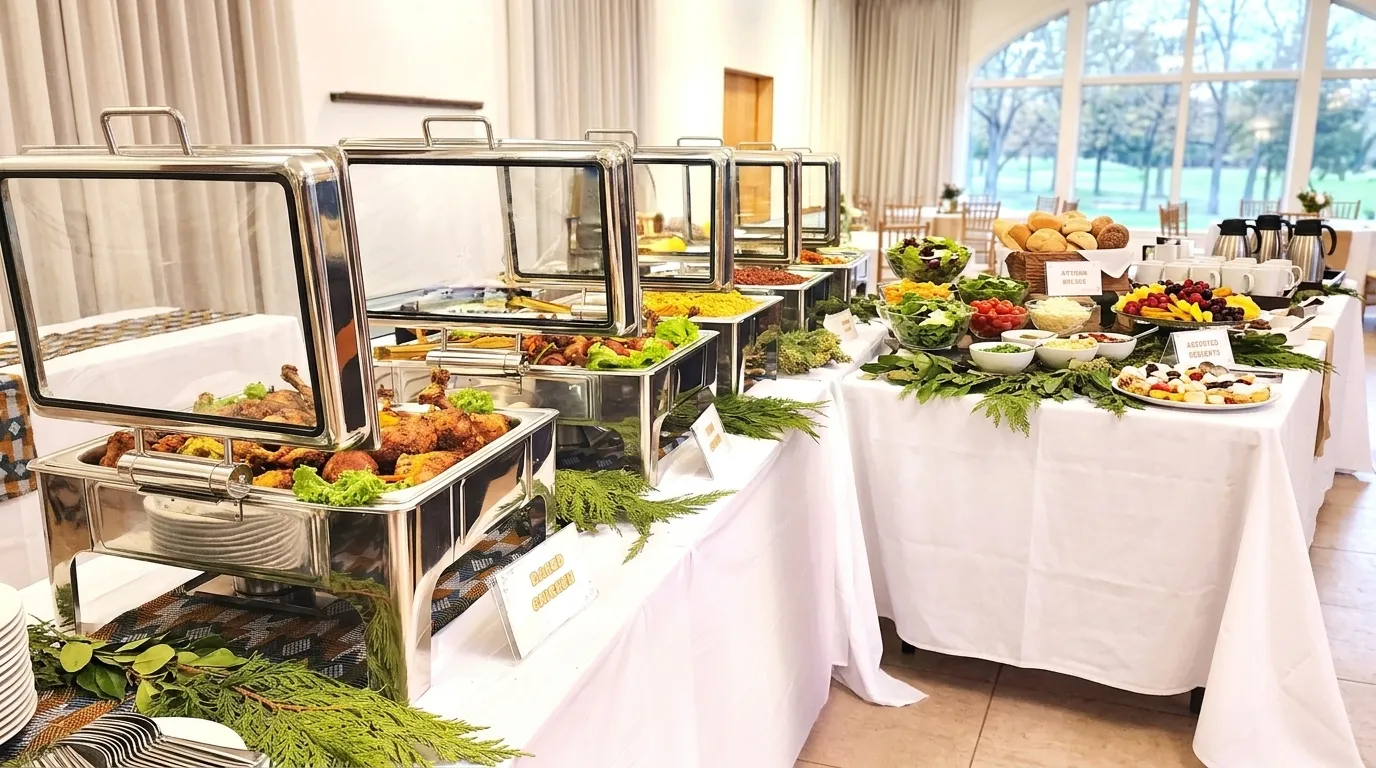 JezFoods catered buffet