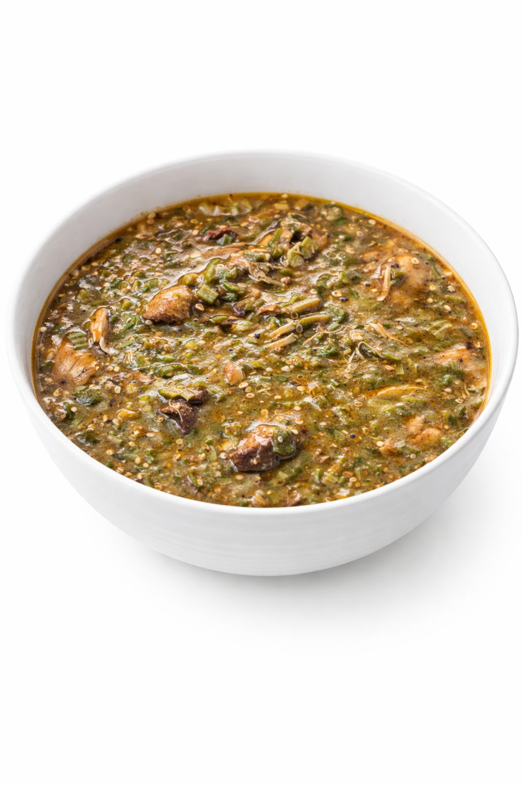 Oil free okro soup